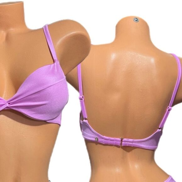 Victorias Secret Swim Twist Push-Up Padding Bikini top berry gelato 36D - Picture 6 of 10